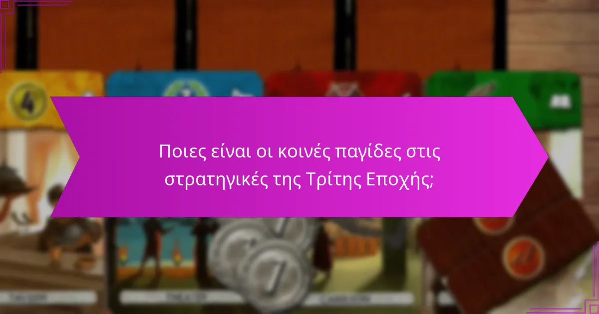 Ποιες είναι οι κοινές παγίδες στις στρατηγικές της Τρίτης Εποχής;